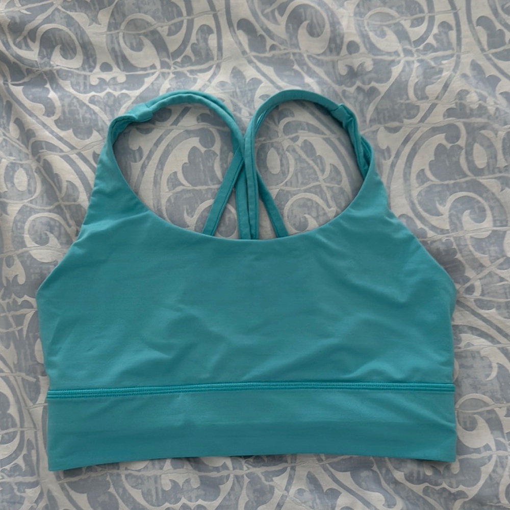 Lululemon Blue Sports Bra Energy Longline